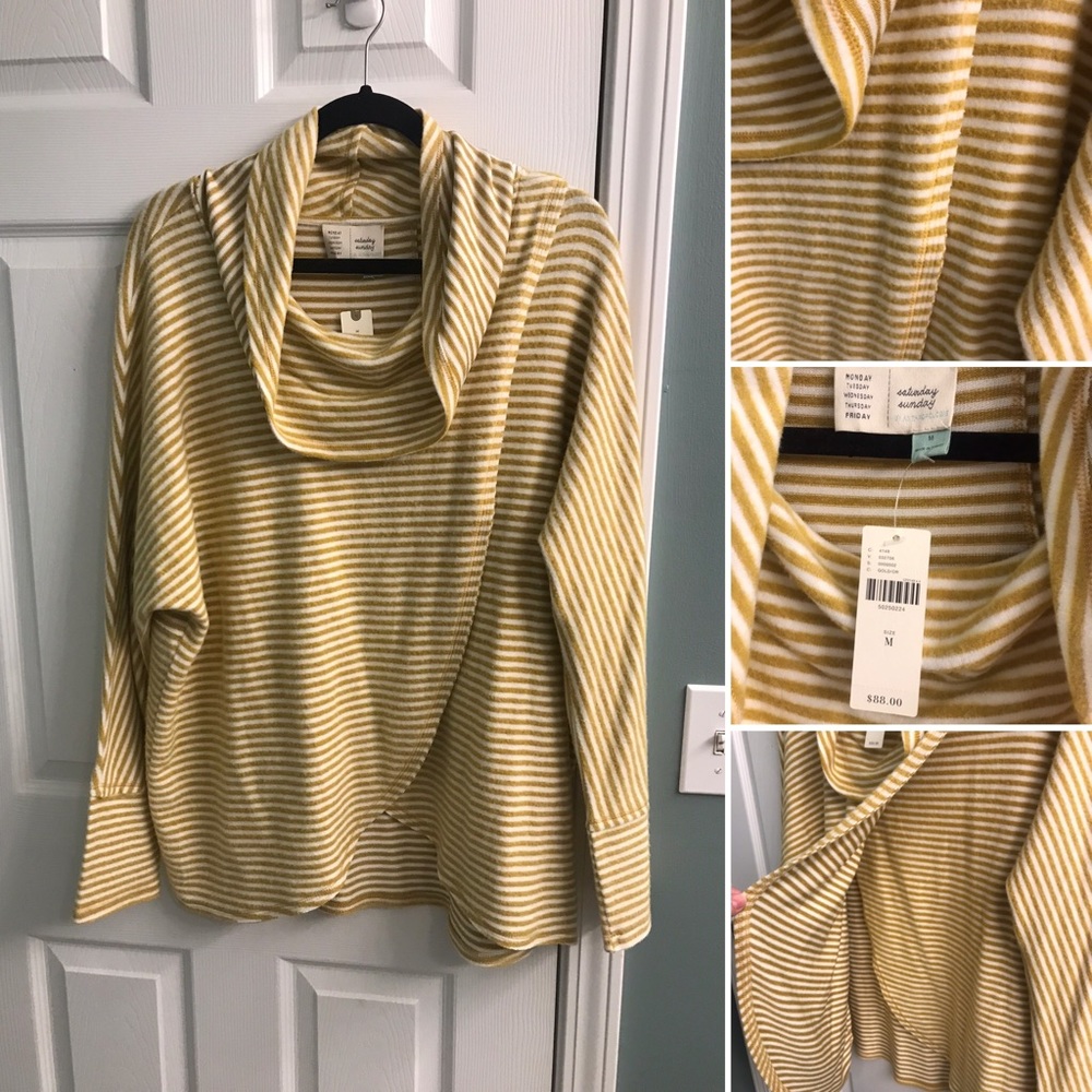 Anthropologie cowl neck sweater